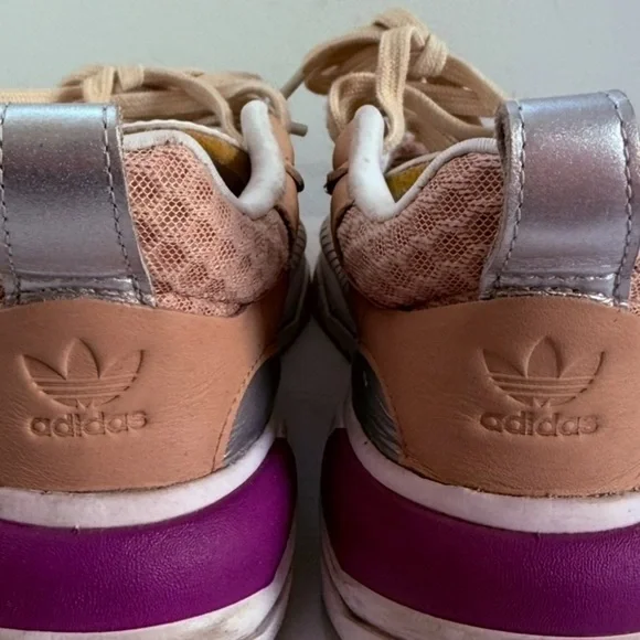 Adidas Women’s Supercourt RX 'Linen' Tan Cream Pink FV3699 Sneakers Size 6 - Picture 4 of 12